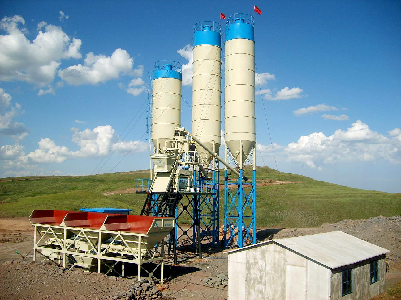 HZS50 batching plant