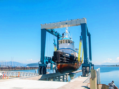 200 ton marine travel lift 
