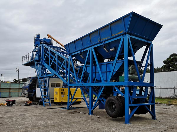 AJY-35 mobile ready mix batching plant