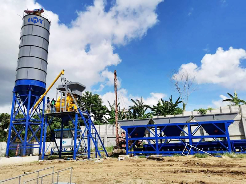 automatic concrete batching plant