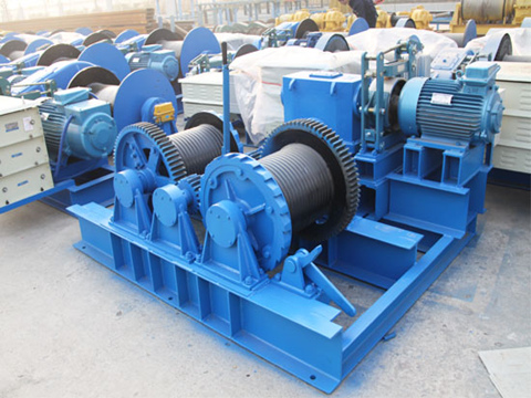 double drum winch