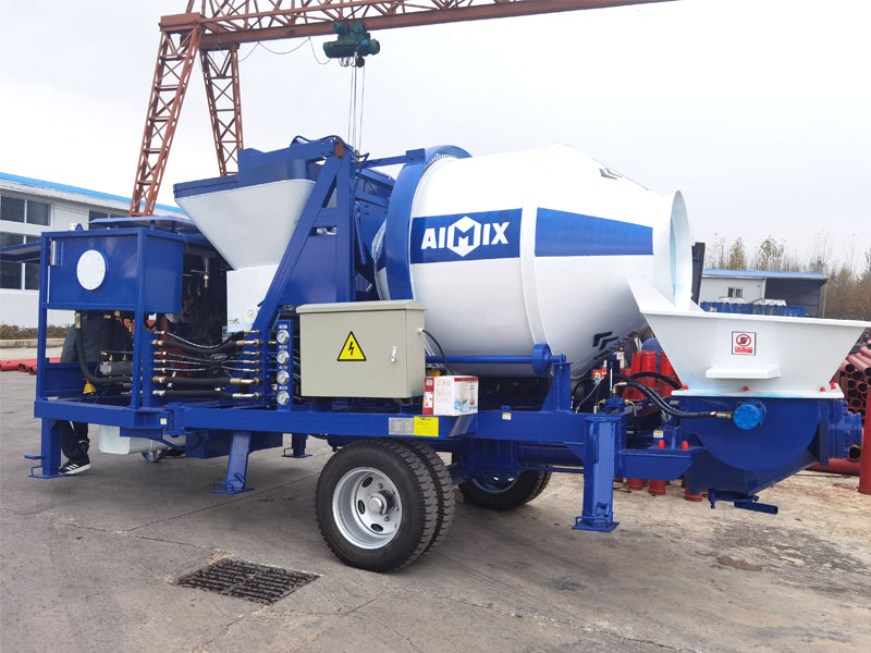 cement mixer with pump