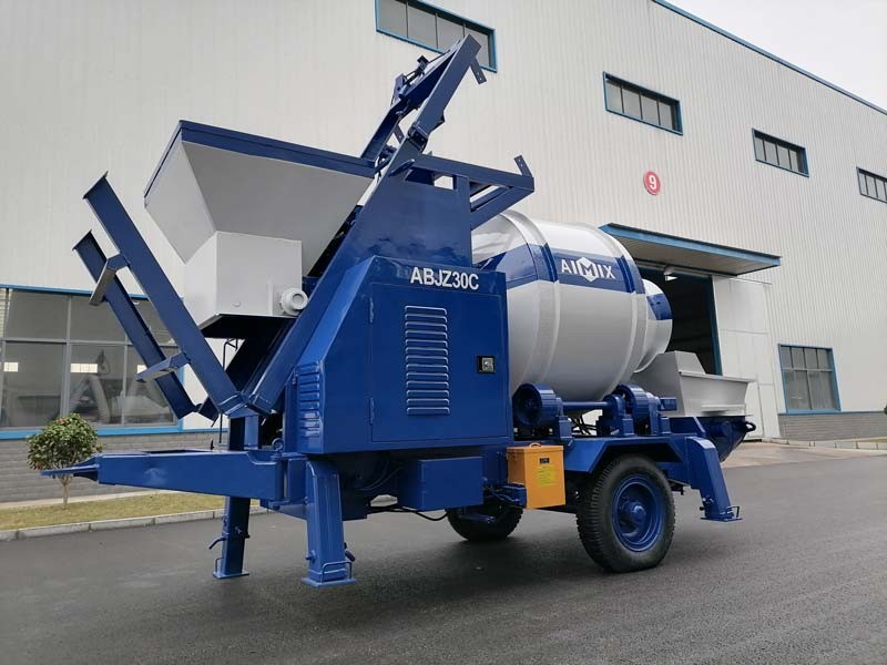 ABJZ30C Diesel Concrete Pump Mixer