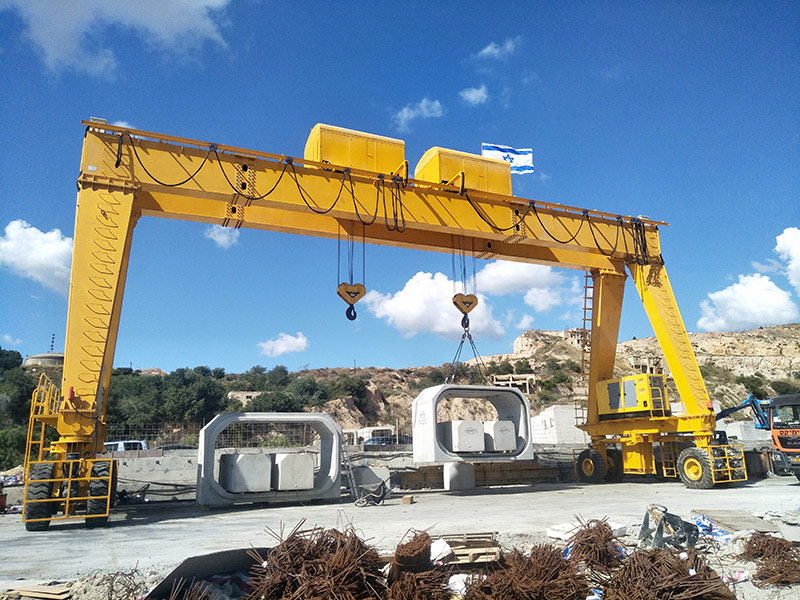 Rubber Tyred Gantry Crane For Construction