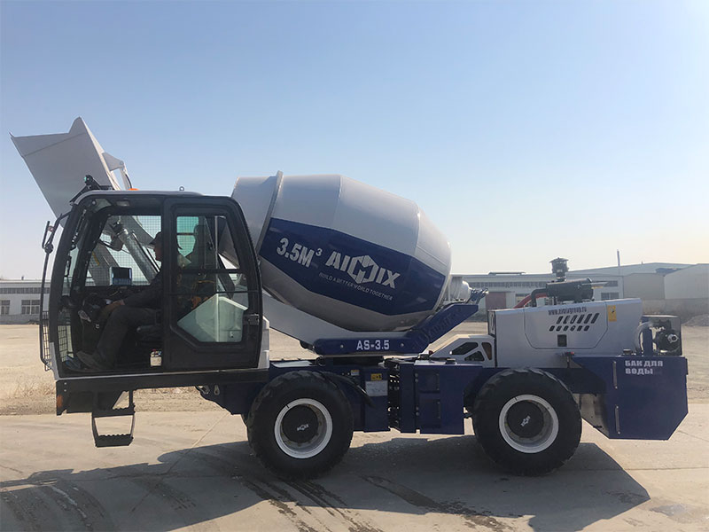 self concrete mixer machine