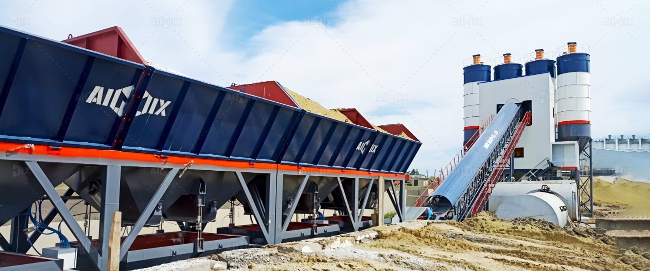 ready mix concrete batch plant price