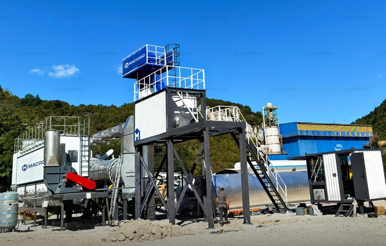 ALYT80 Continuous Asphalt Plant in Bosnia and Herzegovina