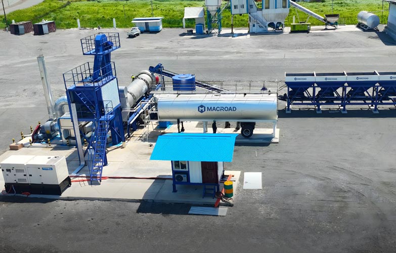 Mobile Type Asphalt Drum Mix Plant
